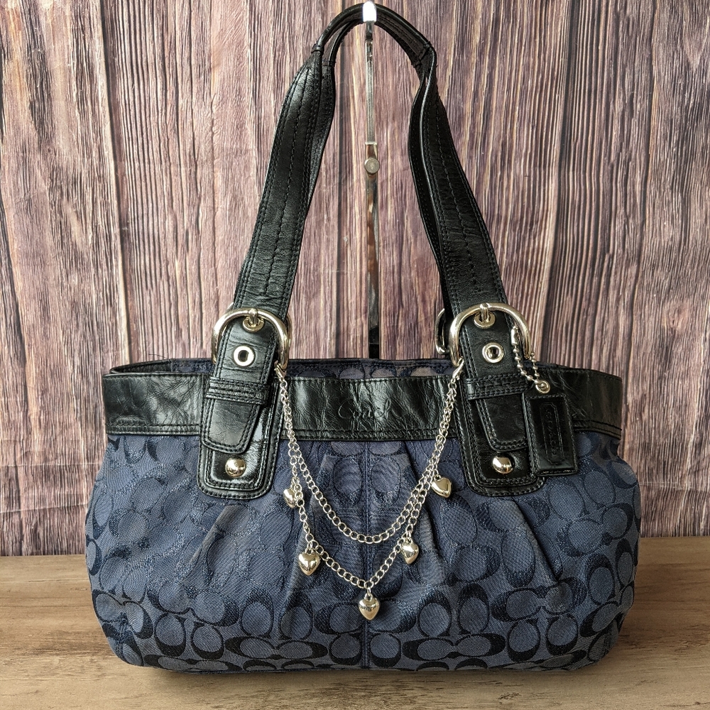 Coach Soho Pleated Signature Hobo
